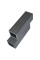 Фасадна рейка ДПК 50x50 Dark Grey